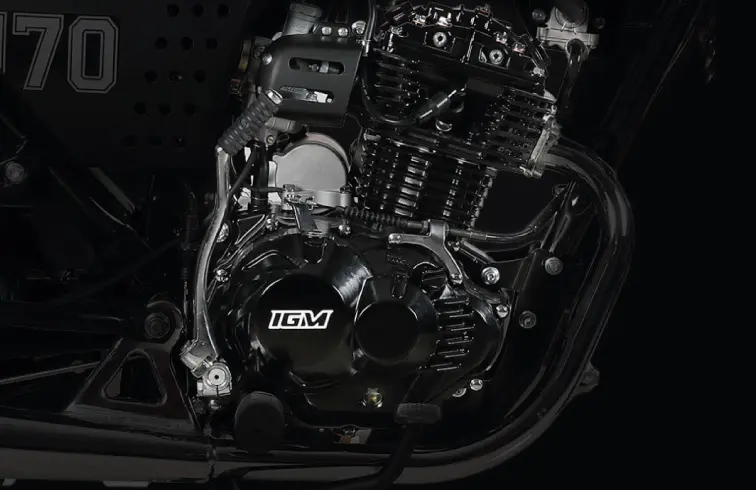 igm destacados cafe racer 170 motor