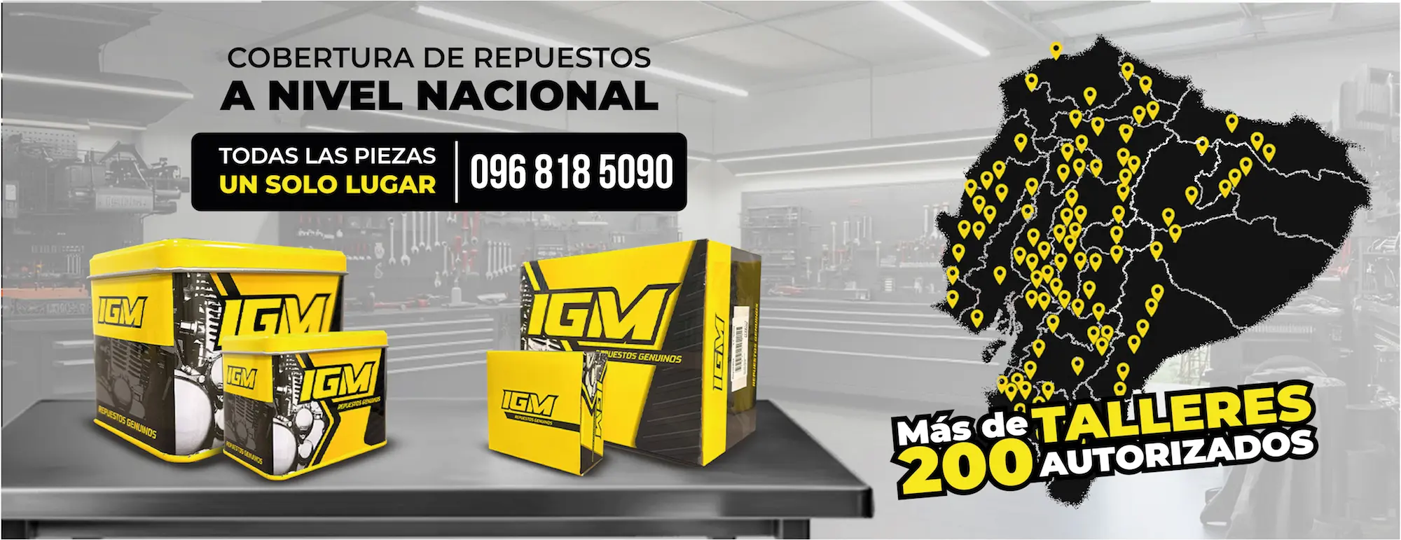 igm cobertura de repuestos